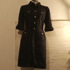 Button up black dress size L